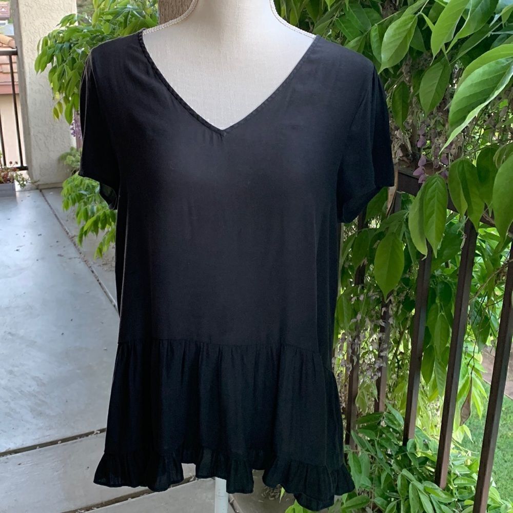 Anthropologie - Ro & De Babydoll Top Large